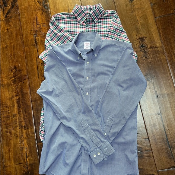 2 Men’s Shirts. No iron. Vineyard Vines & Brook’s Brothers. - Picture 1 of 3